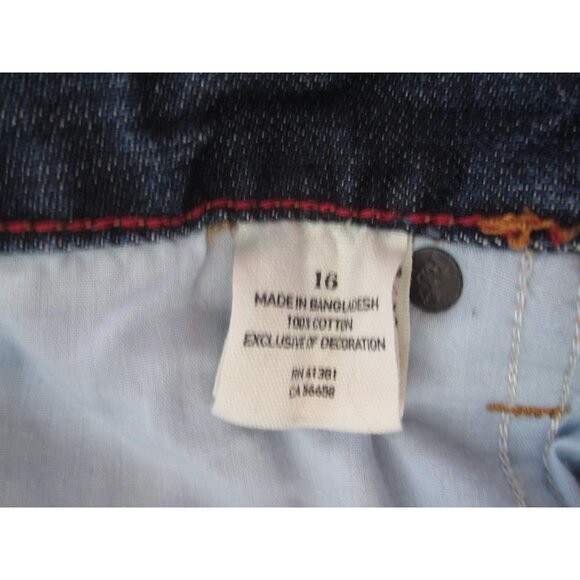 Women Distressed Polo Ralph Lauren Denim Jeans Sz 16 (WP331) - Picture 9 of 11